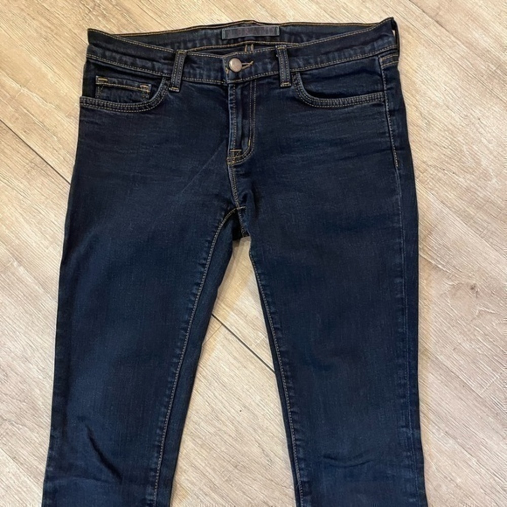 J Brand Black Slim Straight Jeans 28